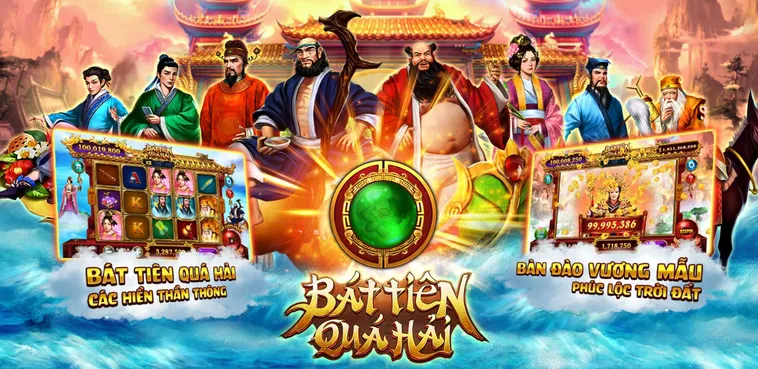 Chinh Phục Thần Thoại Và Săn Jackpot Cùng Nổ Hũ Bát Tiên Quá Hải Tại Bin88