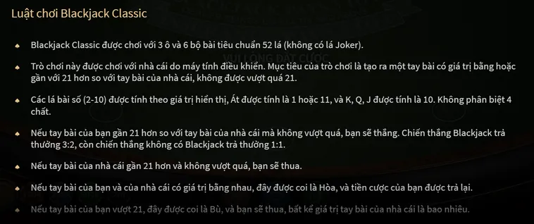 Chinh Phục Con Số 21 Cùng BlackJack Tại Bin88