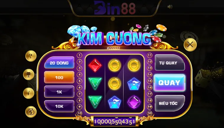 Game Nhanh Kim Cương Tại Bin88 Quy Trình Quay Thưởng Jackpot Và Phân Tích Xác Suất Trúng Đá Quý Khủng