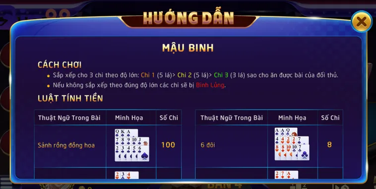 Đỉnh Cao Sắp Xếp Bài Với Mậu Binh Tại Bin88