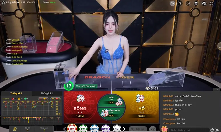 Khám Phá Sự Kịch Tính Cùng Rồng Hổ Live Tại Bin88 Đẳng Cấp 2026