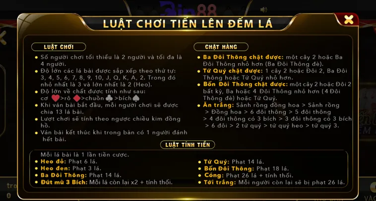 Tiến Lên Đếm Lá Tại Bin88 Quy Trình Sát Phạt Đỉnh Cao Và Phân Tích Chiến Thuật Chặt Heo Tối Ưu Lợi Nhuận