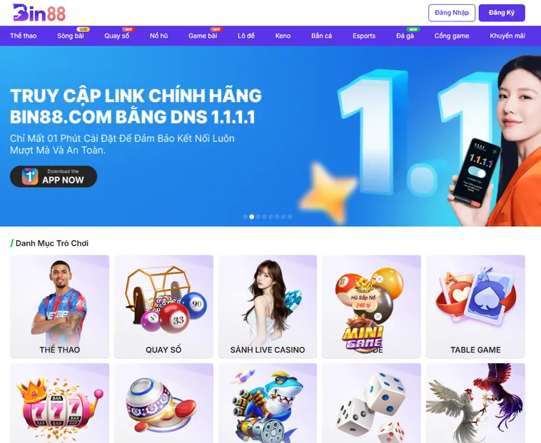 Bin88 - Nhà Cái Đỉnh Cao Đánh Bại Mọi Giới Hạn Giải Trí